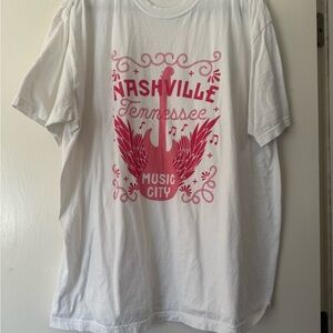 Nashville Music City White T-Shirt